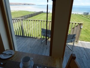 The view from Broad Bay House lounge/dining room 